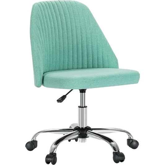 Modern Cute Vanity Swivel Chair with Wheels