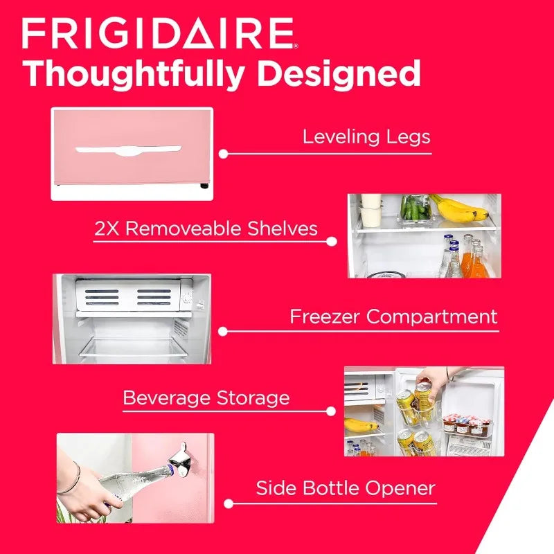 Frigidaire Retro Compact Fridge with Chiller