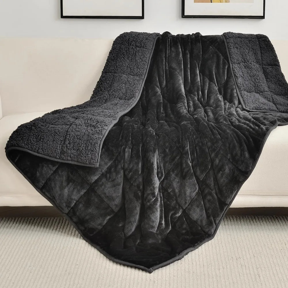 Sherpa Fleece Weighted Blanket