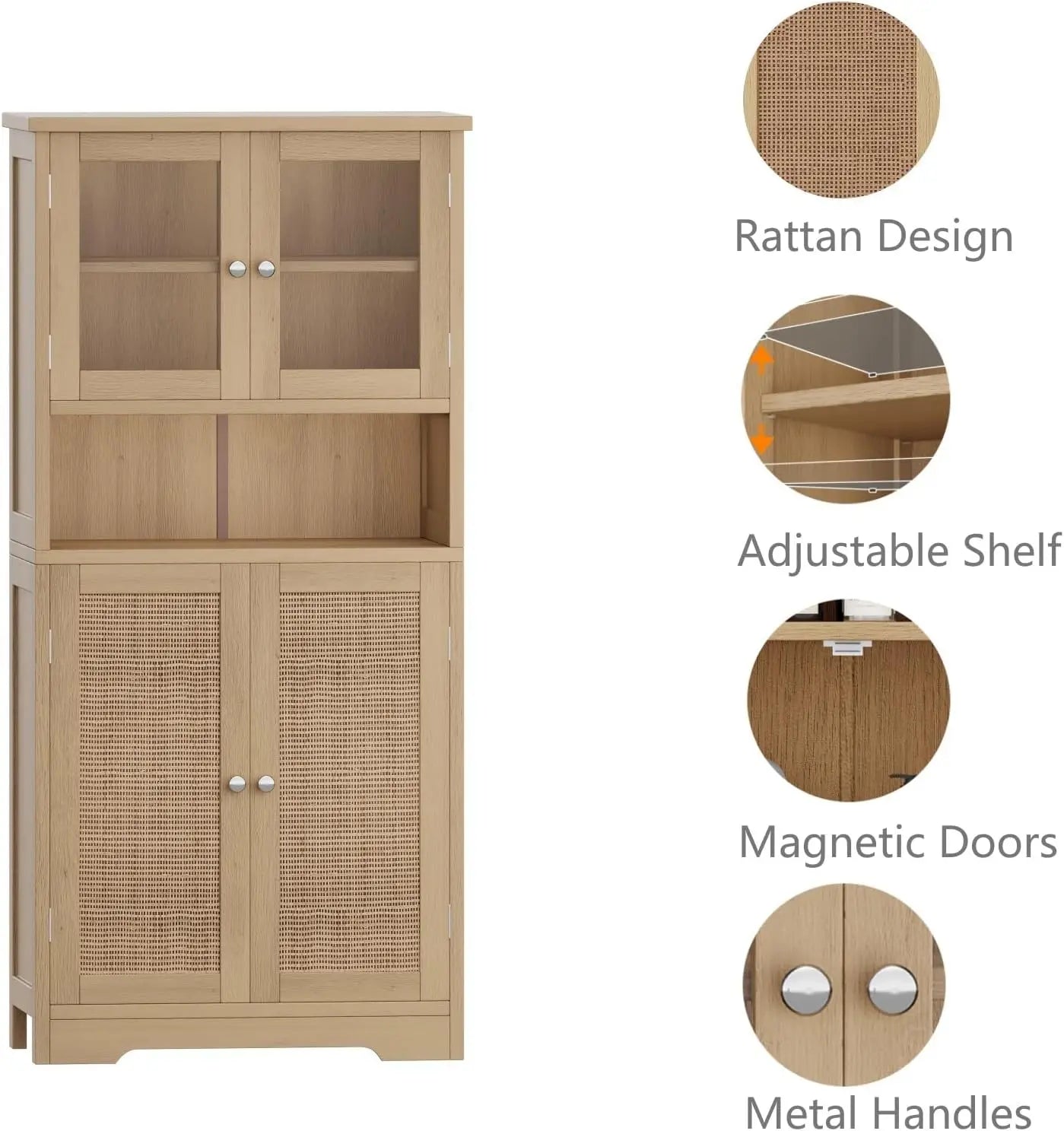 Rattan Storage Cabinet