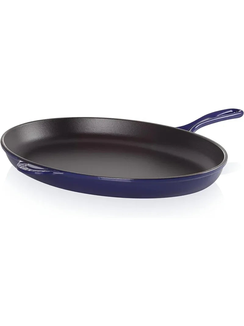 Le Creuset Enameled Cast-Iron 15.75 Inch Skillet, Indigo