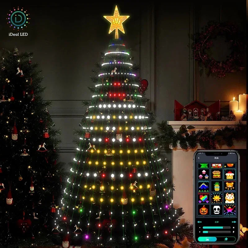 LED String Light Bluetooth Control  Christmas Tree