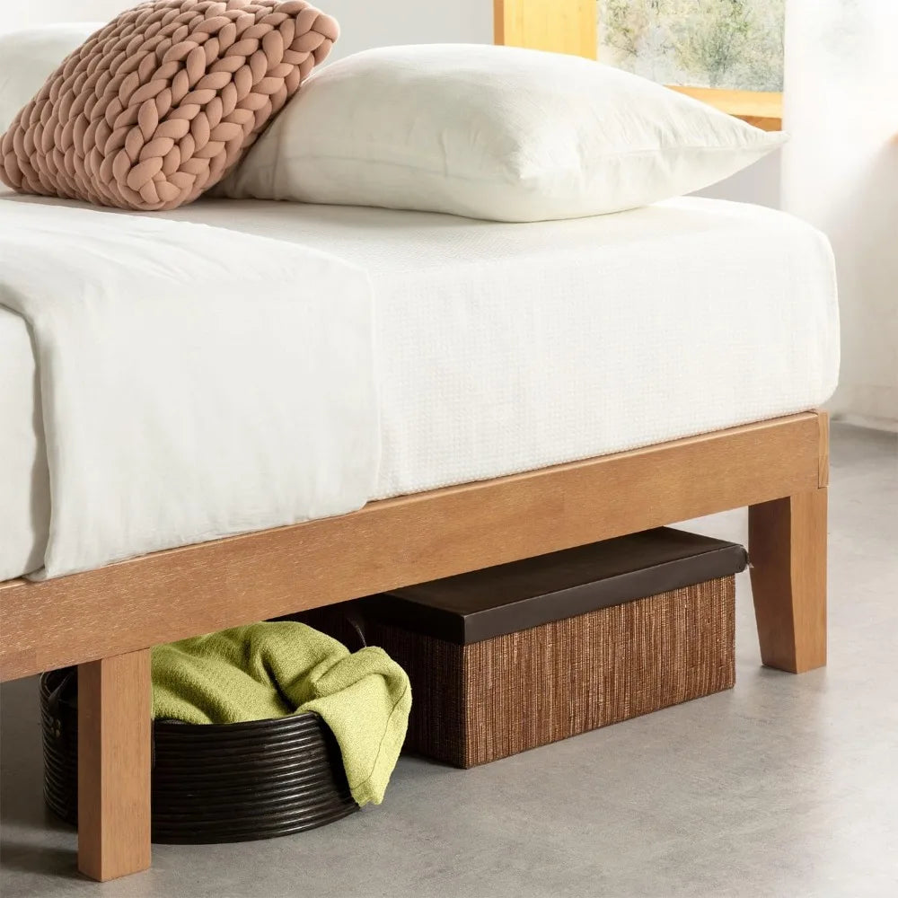 12 Inch Solid Wood Platform Bed