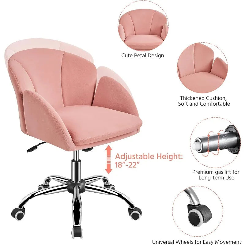 Makeup Vanity Chairs with Armrests