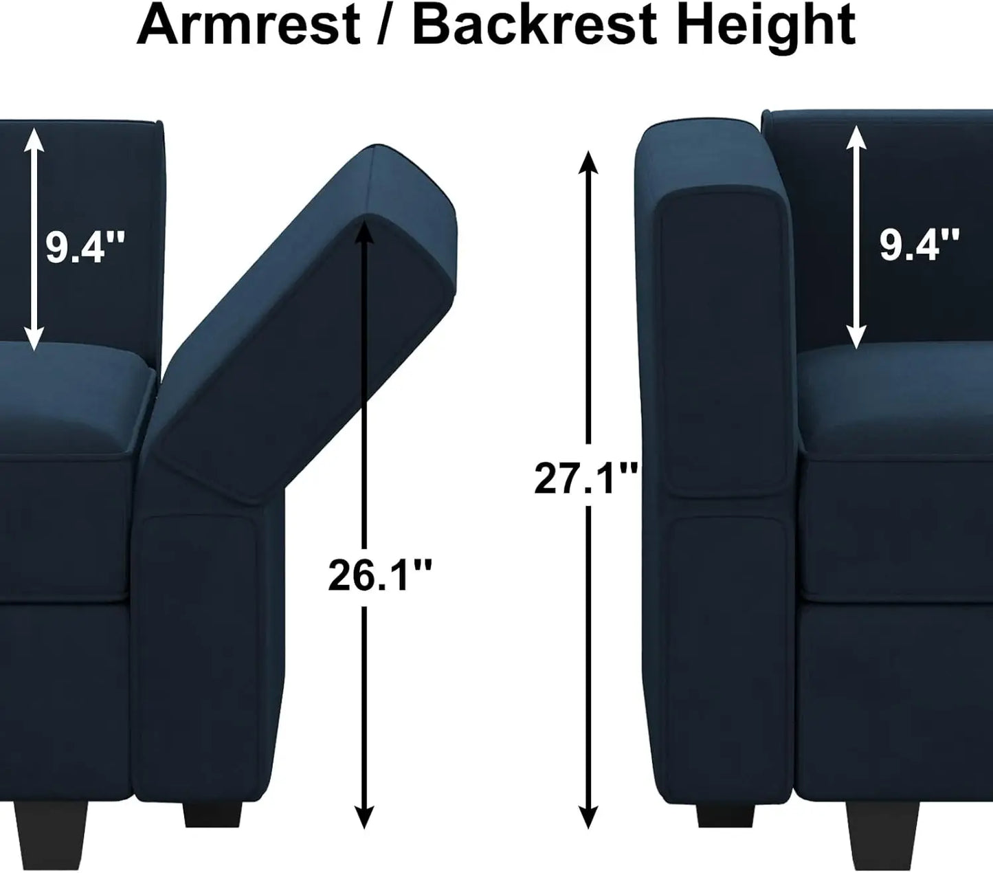 Oversized Modular Sectional Couch