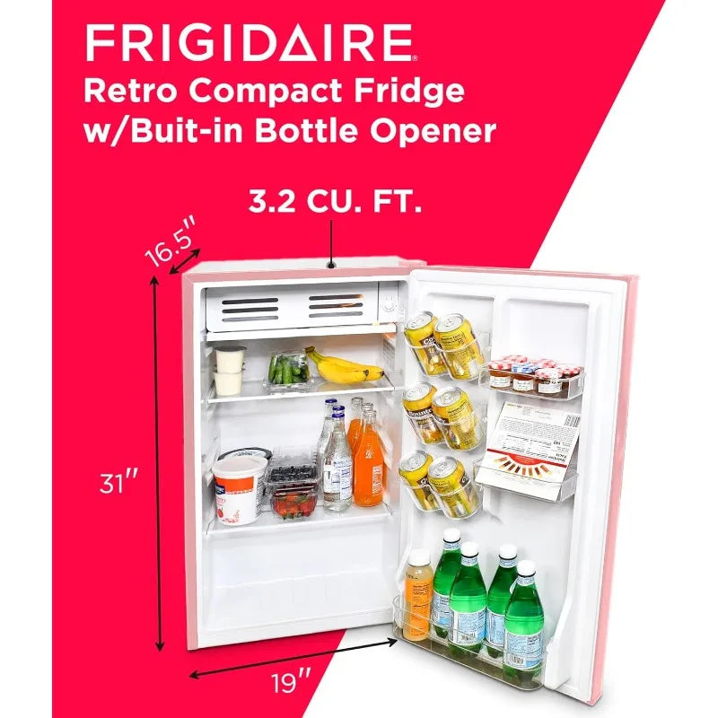 Frigidaire Retro Compact Fridge with Chiller