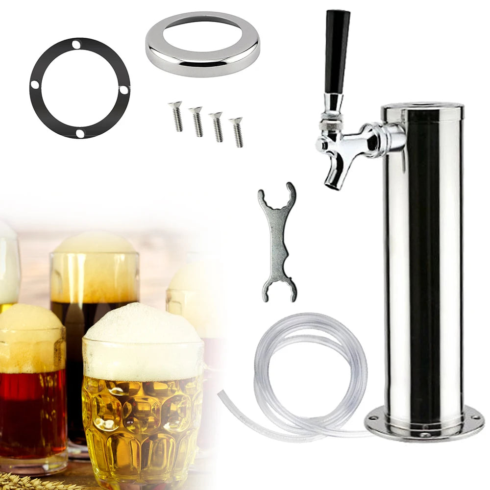 Draft Beer Tower Stainless Steel Single Head