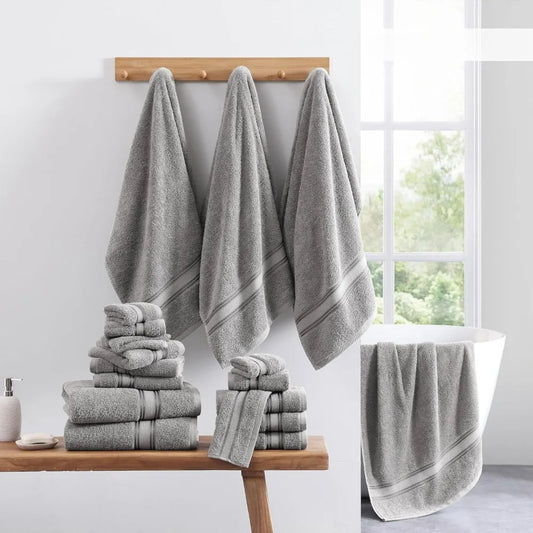 12 Piece Bath Towel Set