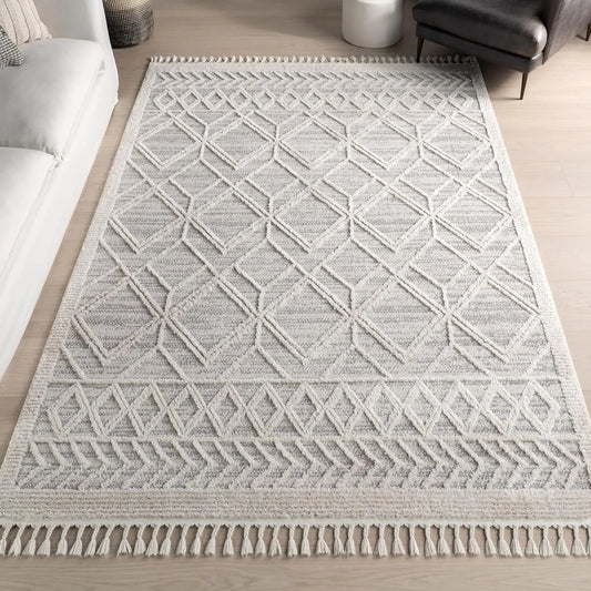 9x12 Ansley Moroccan Tassel Area Rug