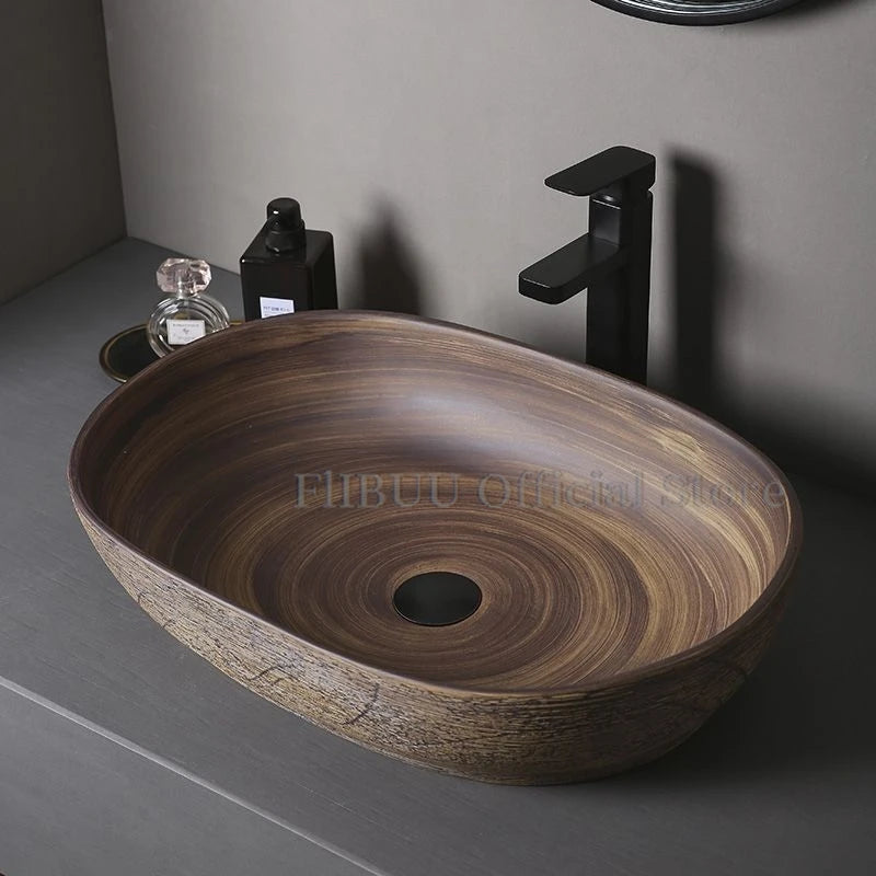 Ceramic Bathroom Sink Bowl