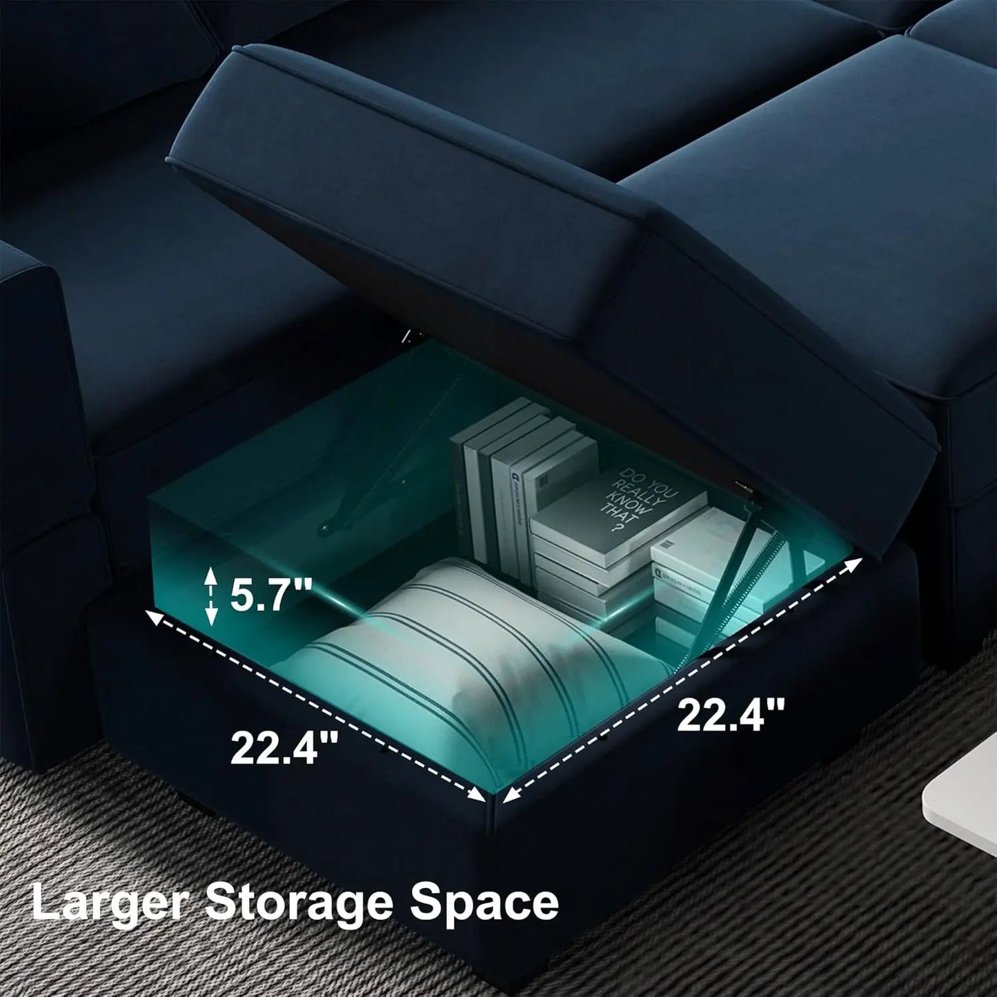 Oversized Modular Sectional Couch