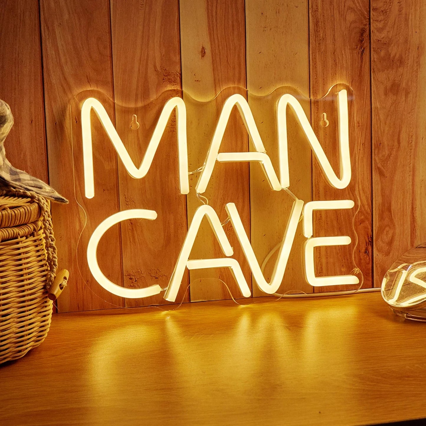 MANCAVE LED Neon Sign