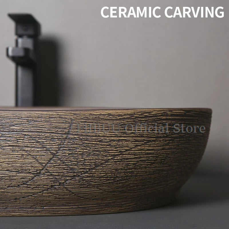 Ceramic Bathroom Sink Bowl