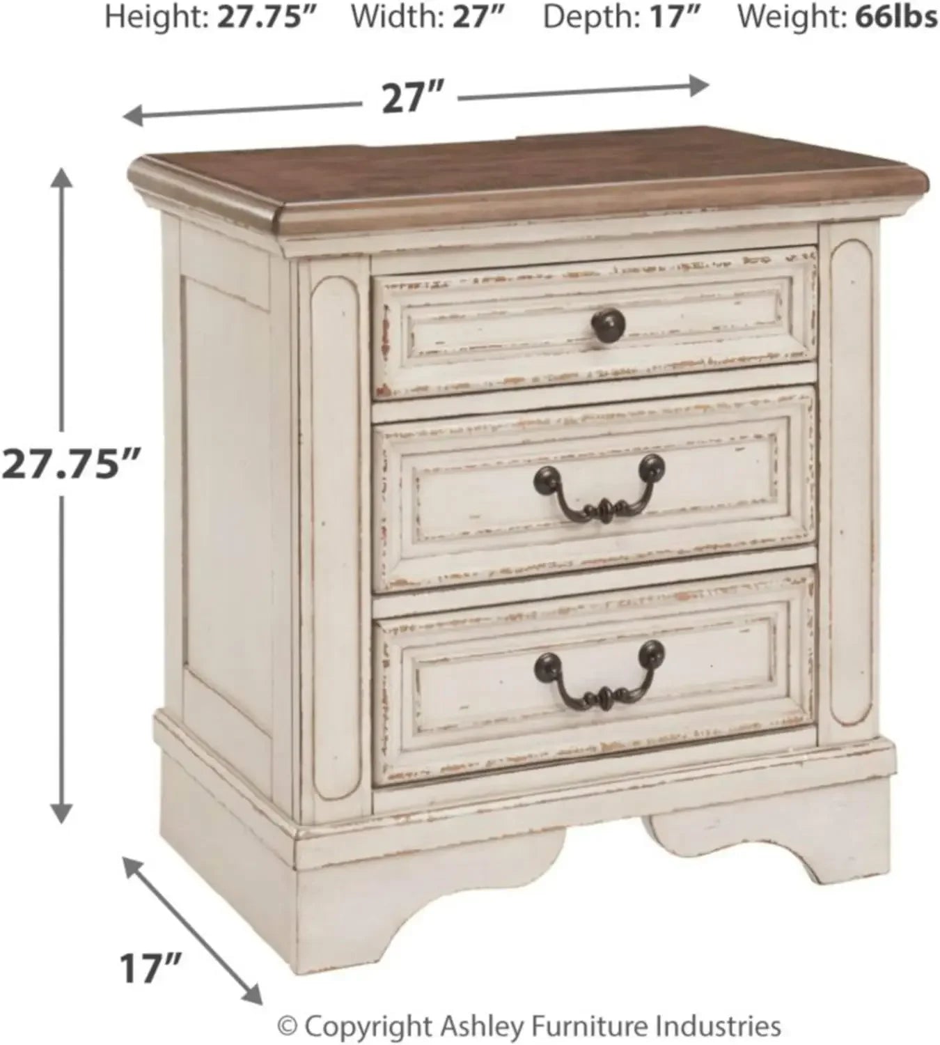 Ashley Realyn French Country Nightstand