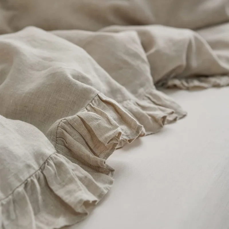 French Linen Duvet Cover Set