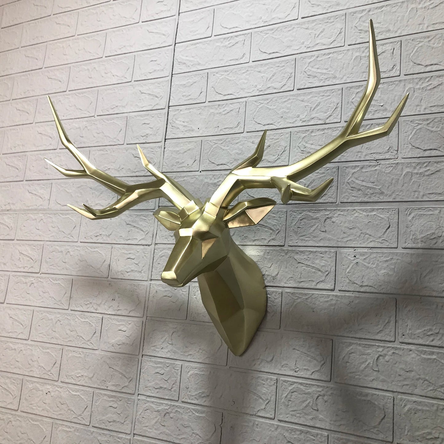 Large Deer Head Statue