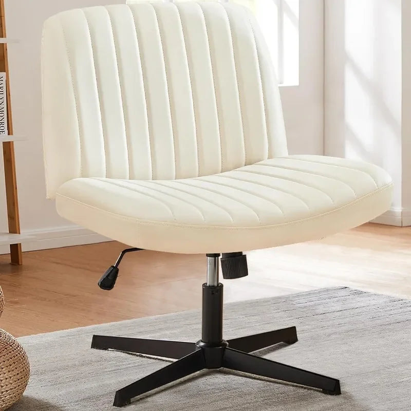 Armless Legged Office Desk Chair No Wheels