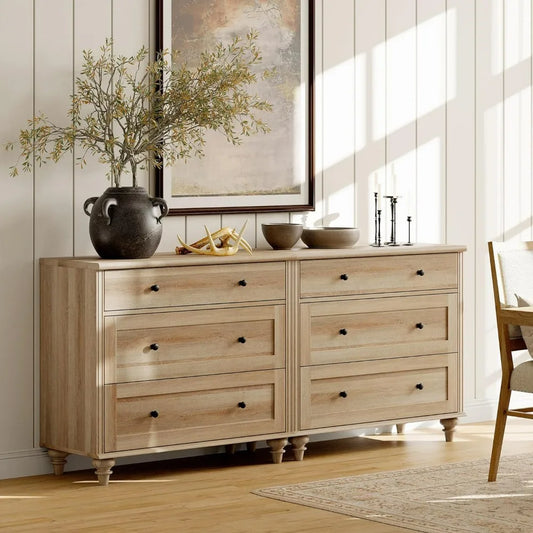 Modern Dresser with 6 Drawers