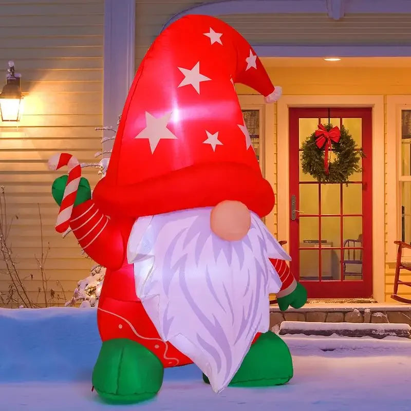 Outdoor Christmas Inflatable Gnome