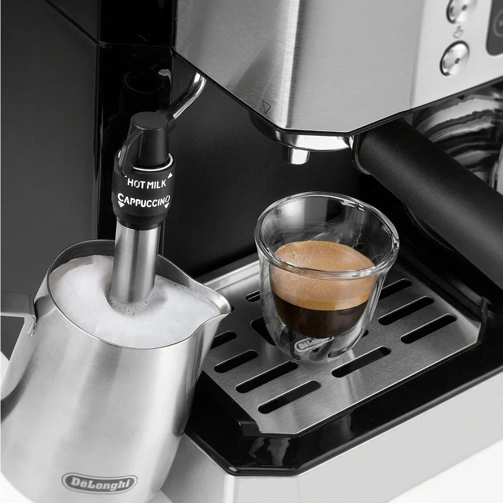 Combination Coffee Maker & Espresso Machine with Frother