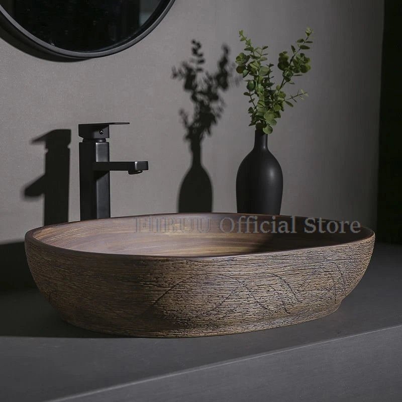 Ceramic Bathroom Sink Bowl