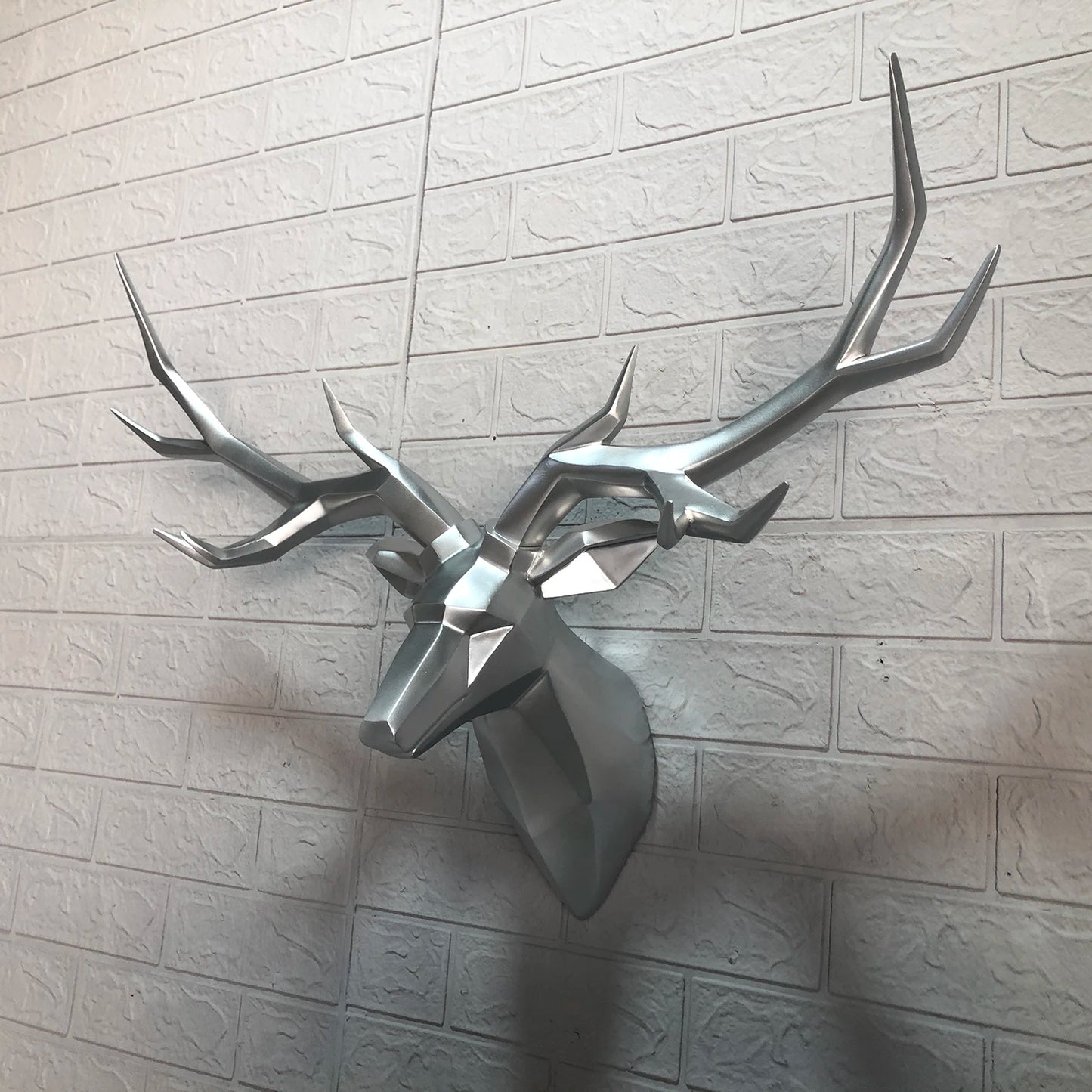 Large Deer Head Statue