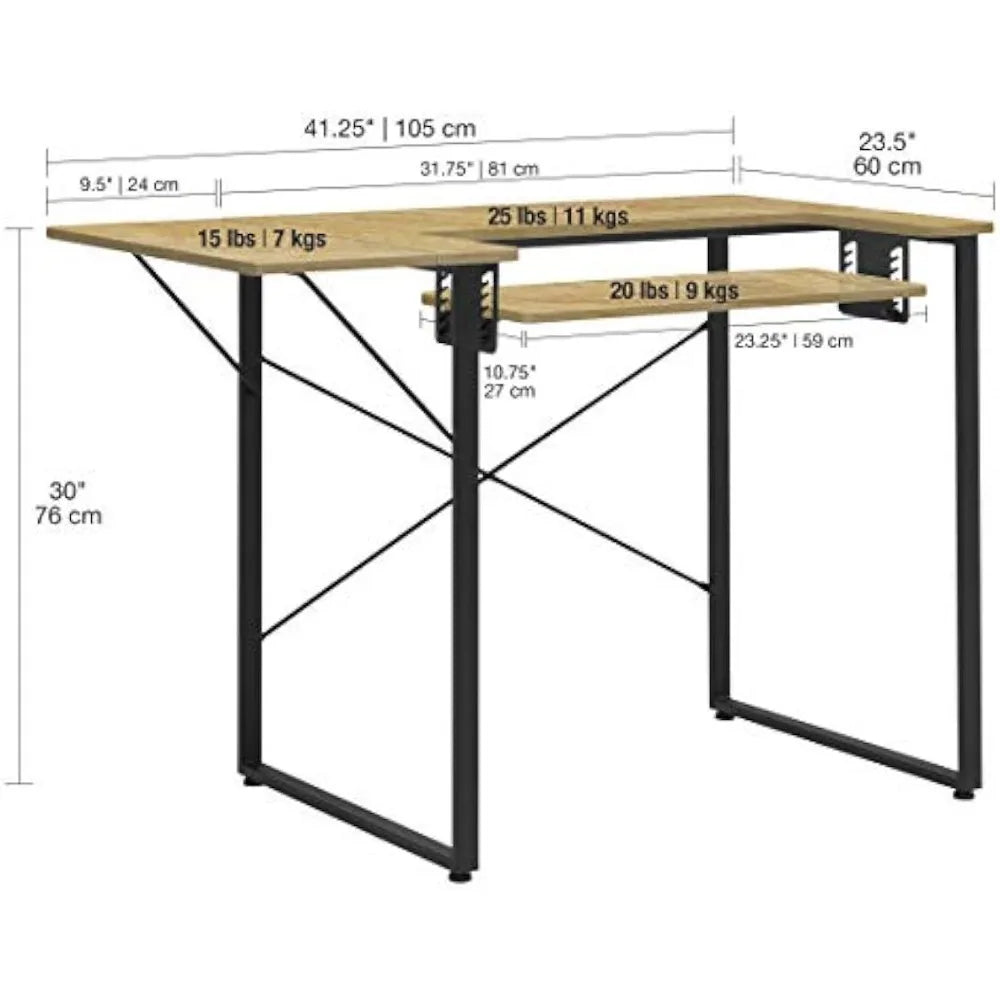 Sew Ready Dart Wood/Metal Table