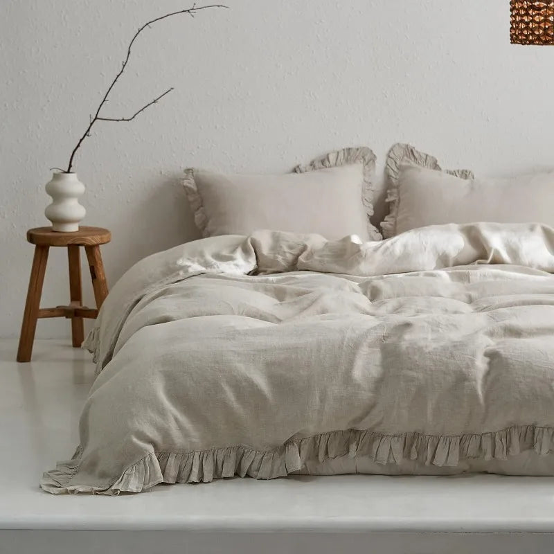 French Linen Duvet Cover Set