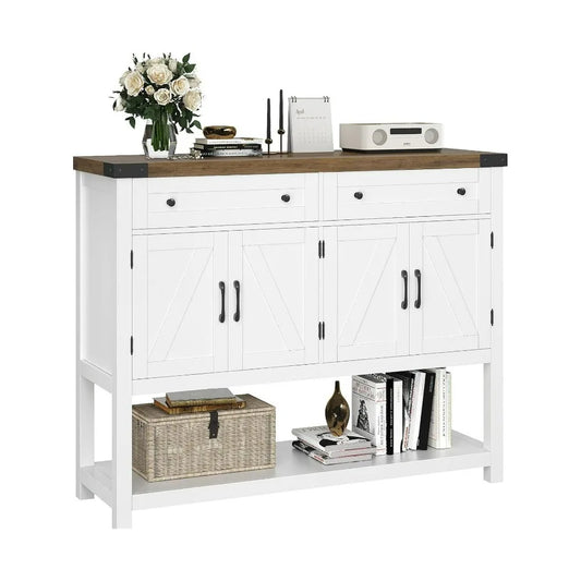 Modern Farmhouse Coffee Bar with 2 Drawers