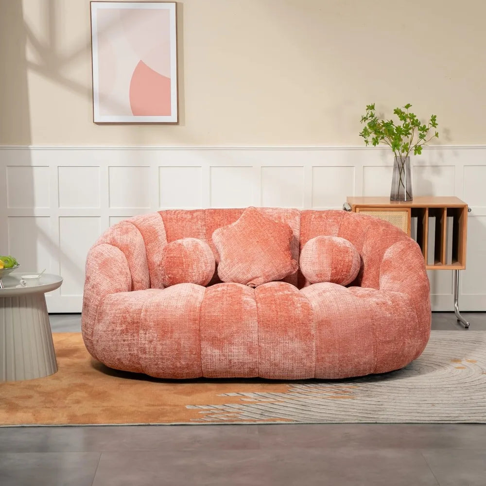 Comfy Bean Bag Loveseat Couch