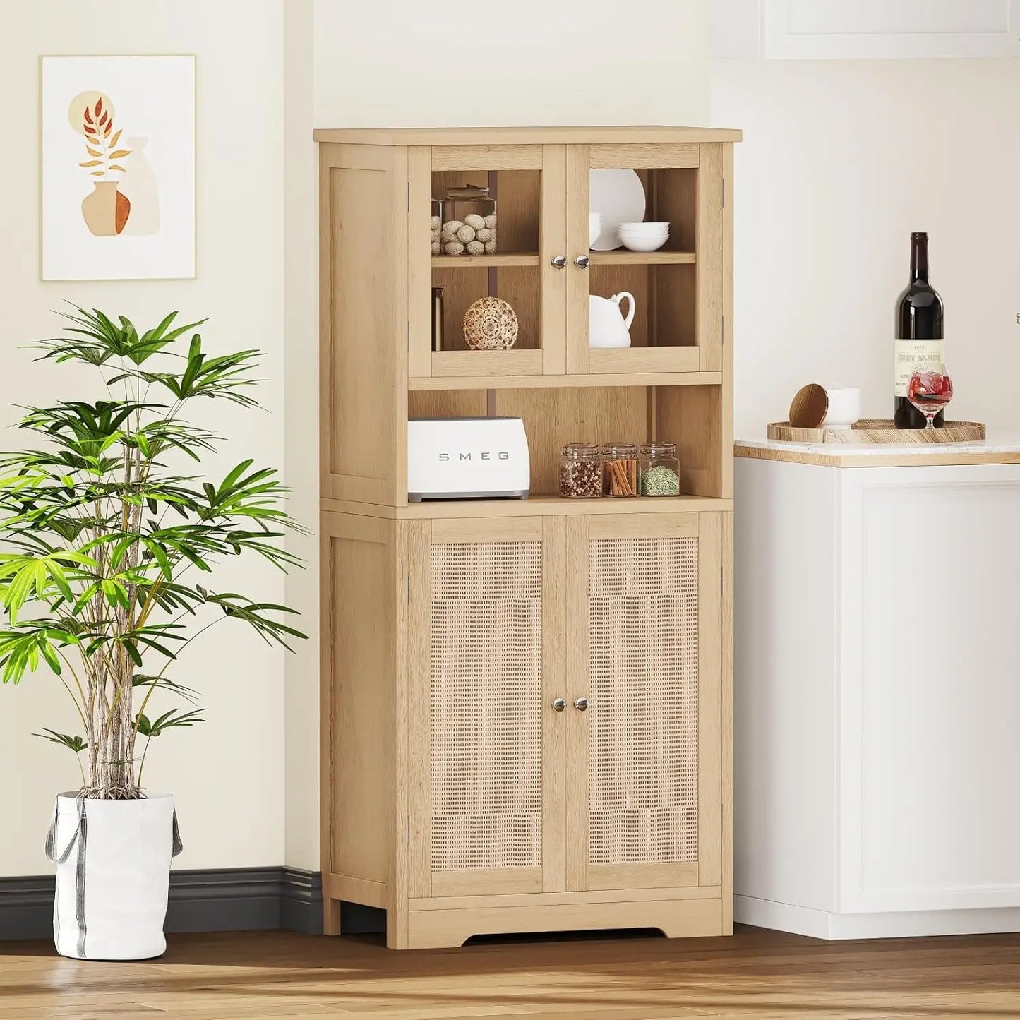 Rattan Storage Cabinet