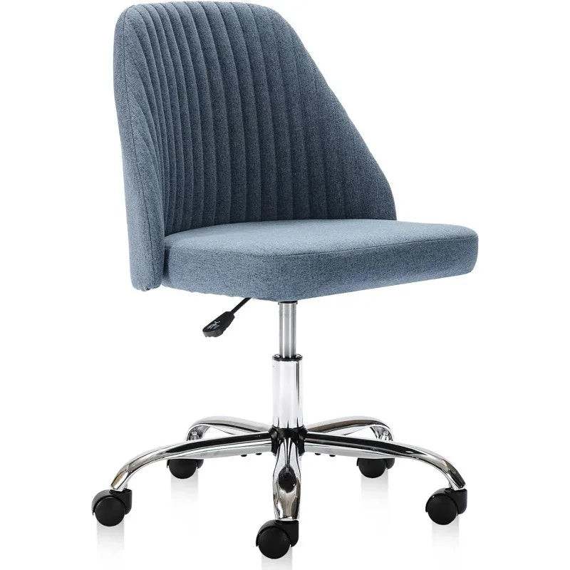 Modern Cute Vanity Swivel Chair with Wheels