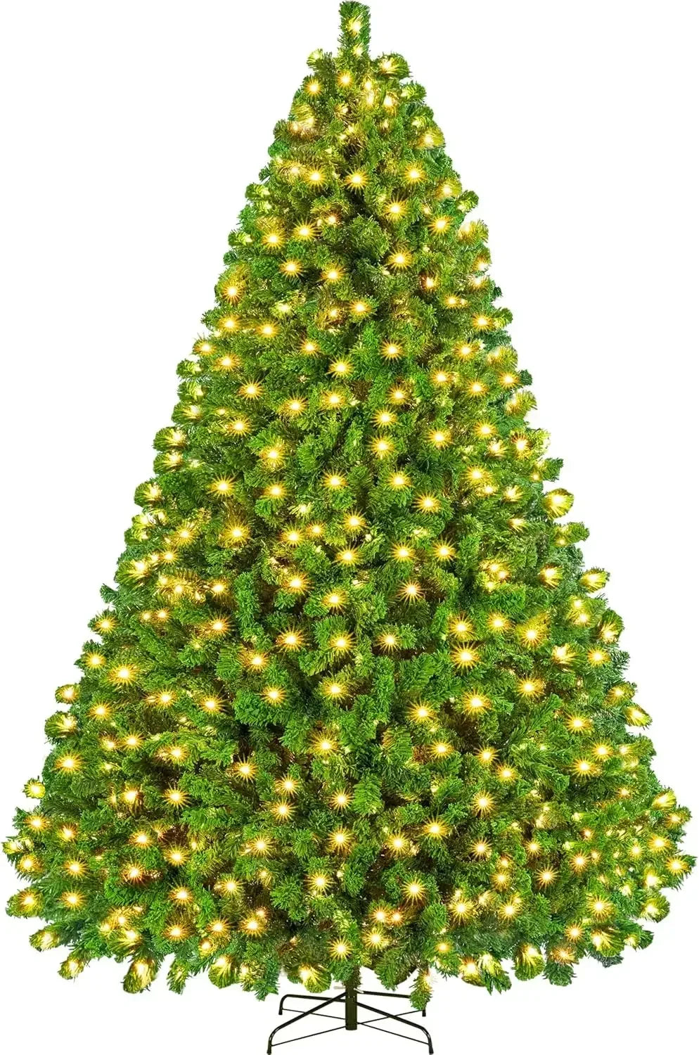 Artificial Christmas Tree Pre-lit with 820 Branch Tips