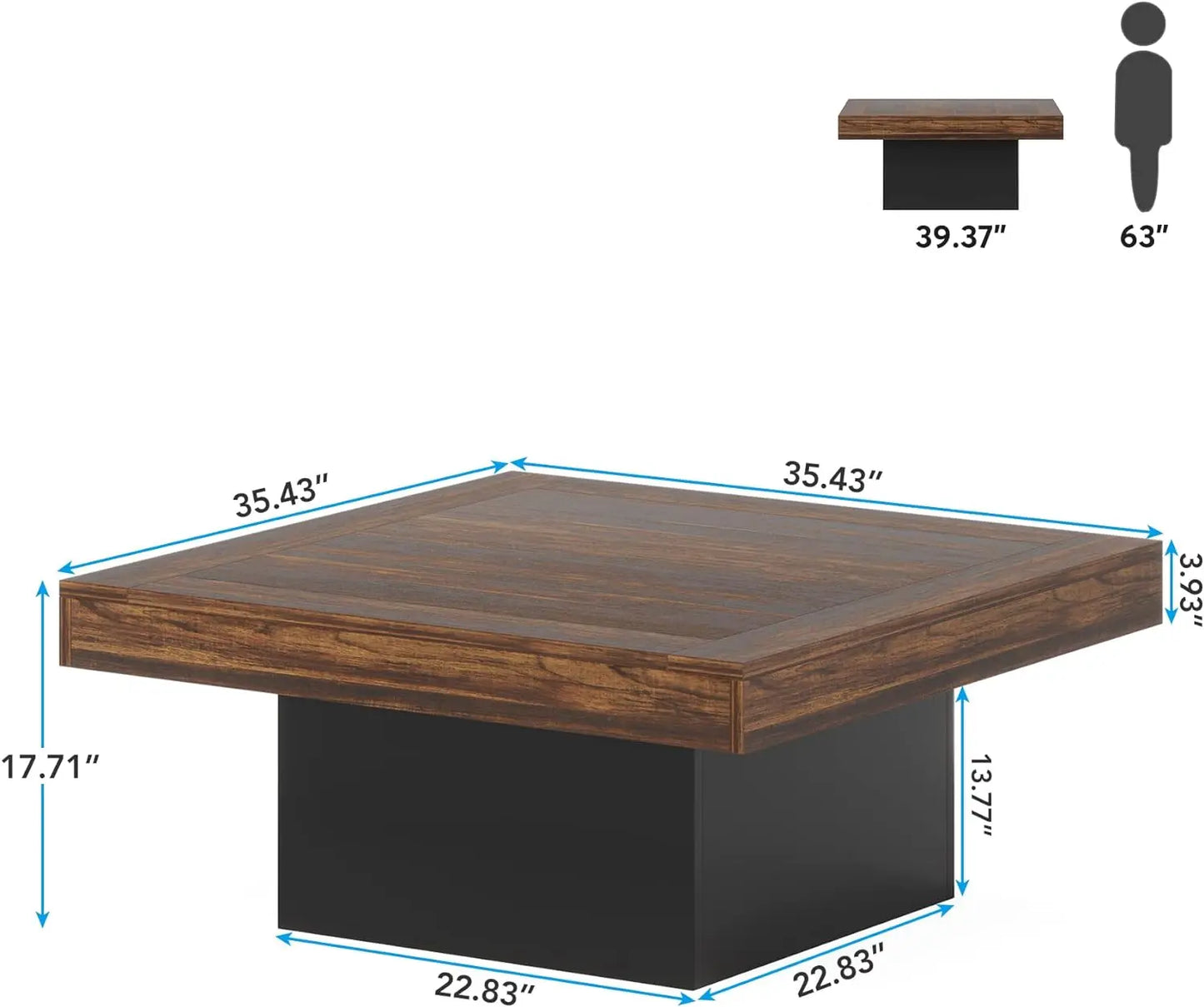 Modern Square Coffee Table