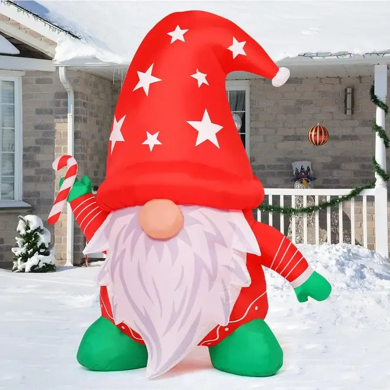 Outdoor Christmas Inflatable Gnome