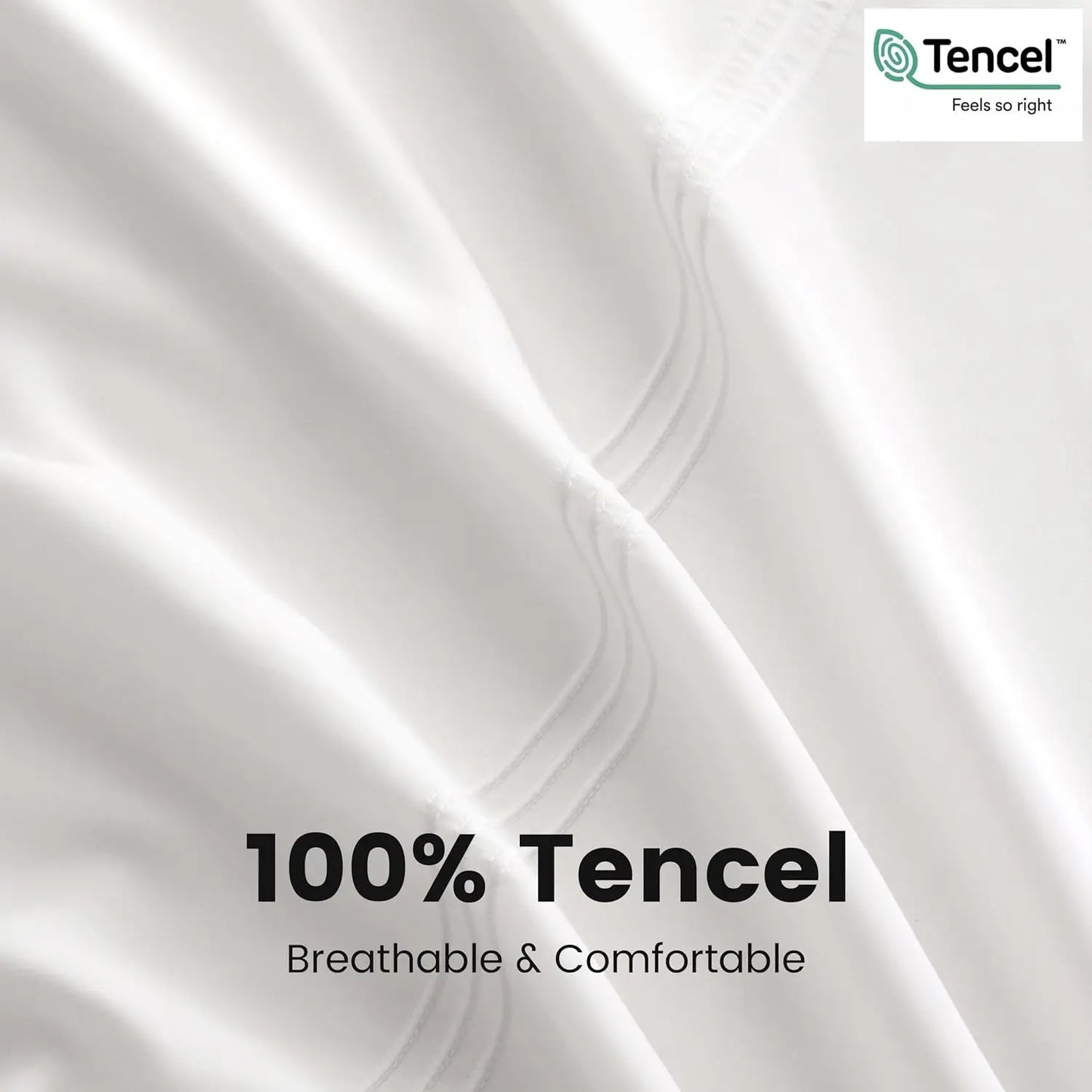 100% Eucalyptus Lyocell Tencel Duvet Cover Set