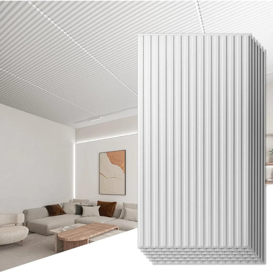 12-Pack Slat Design 3D Wall Panels