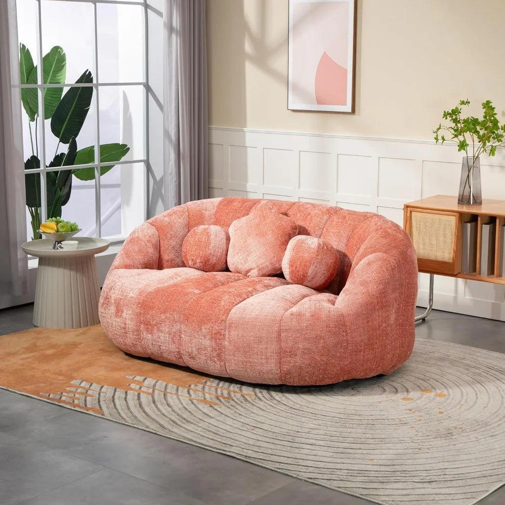 Comfy Bean Bag Loveseat Couch