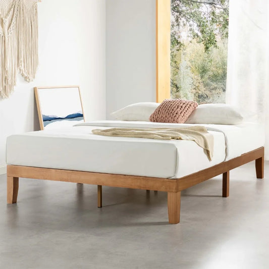 12 Inch Solid Wood Platform Bed