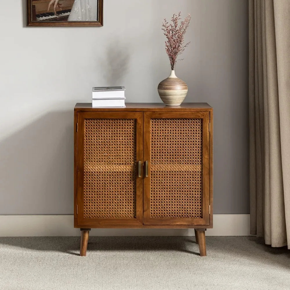 Rattan Buffet Cabinet with Storage