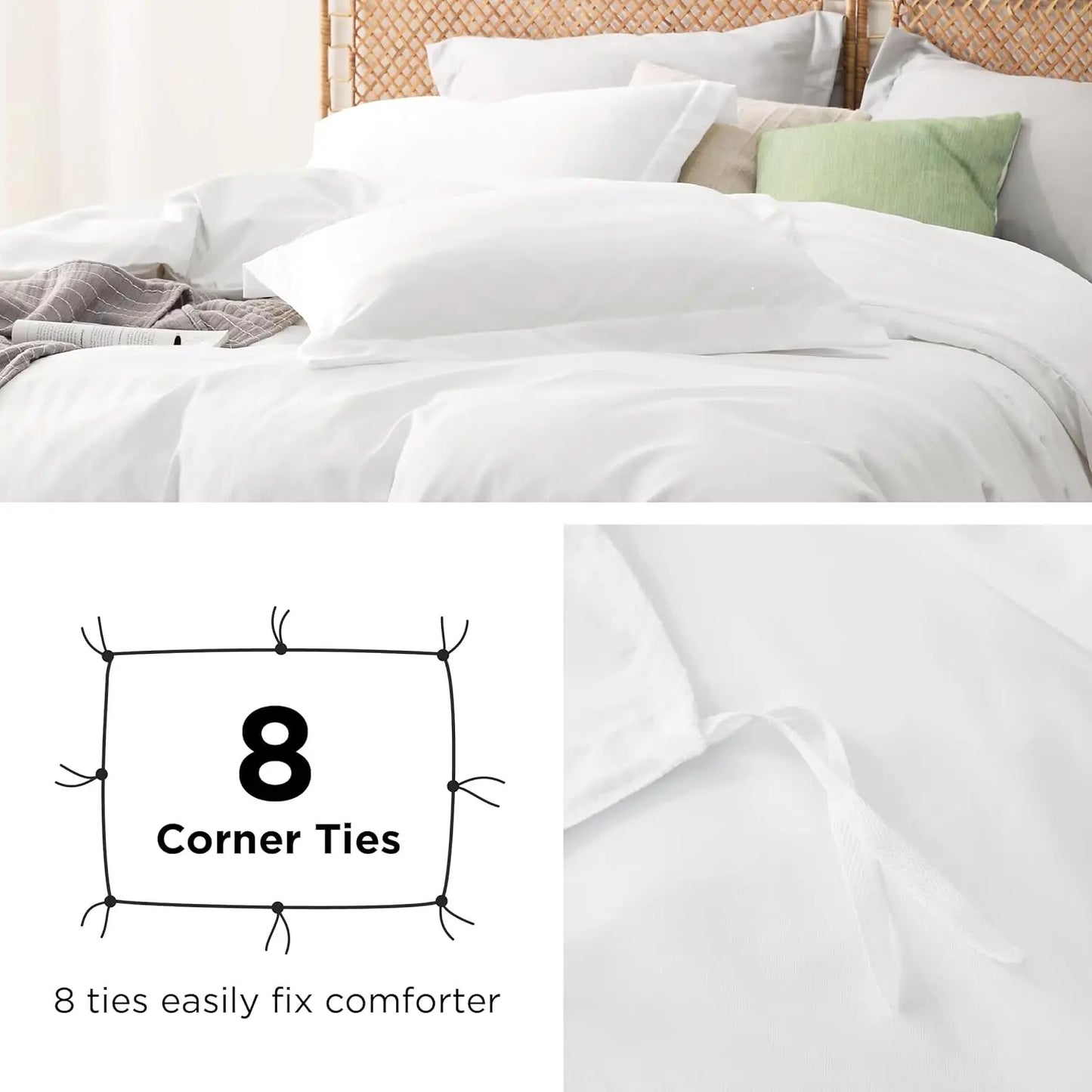 Bamboo Cooling Duvet Cover Set