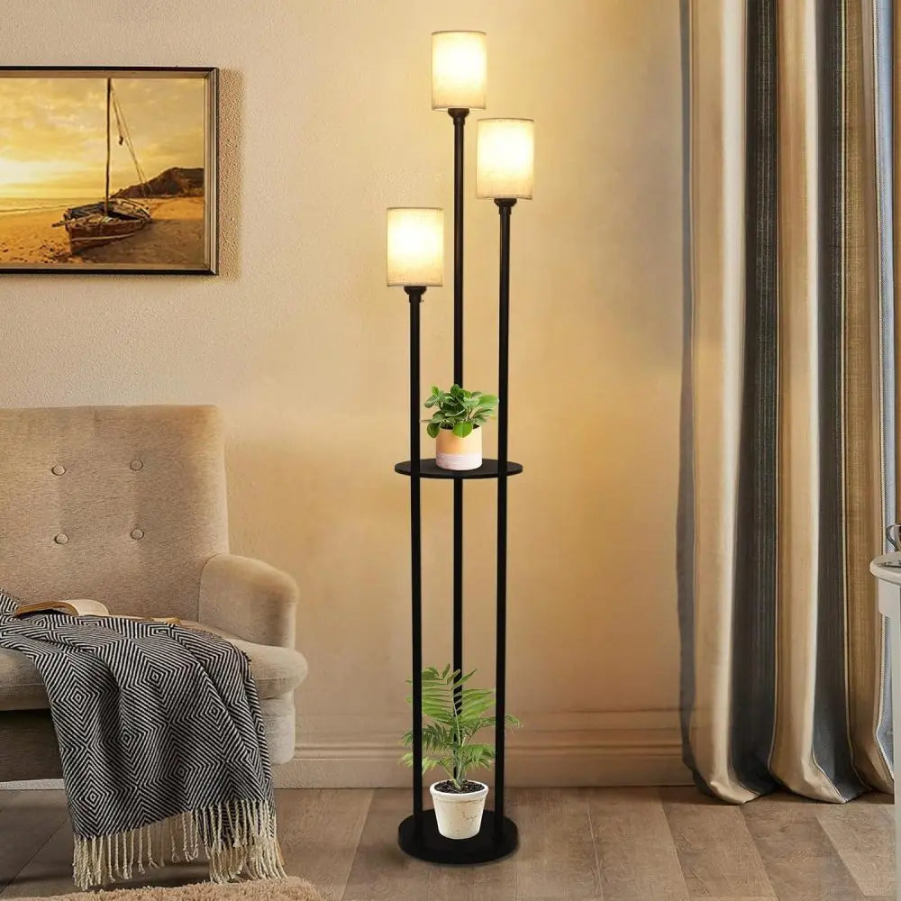 Modern Floor Lamps with Shelves