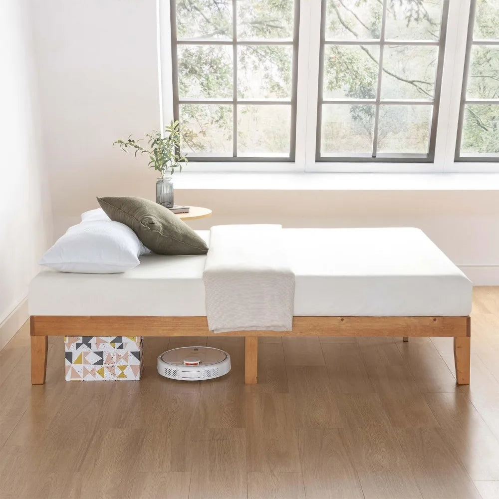 12 Inch Solid Wood Platform Bed