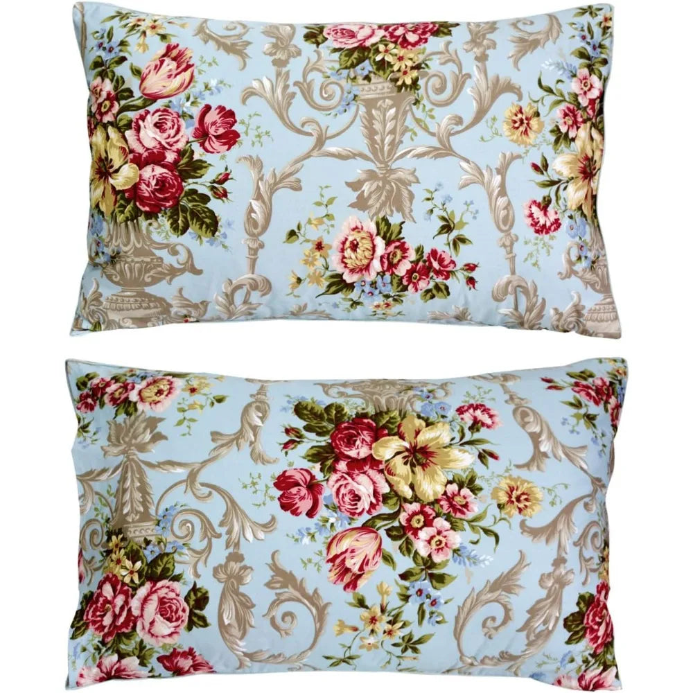 Shabby Chic 100% Cotton 800ct Queen Bedding