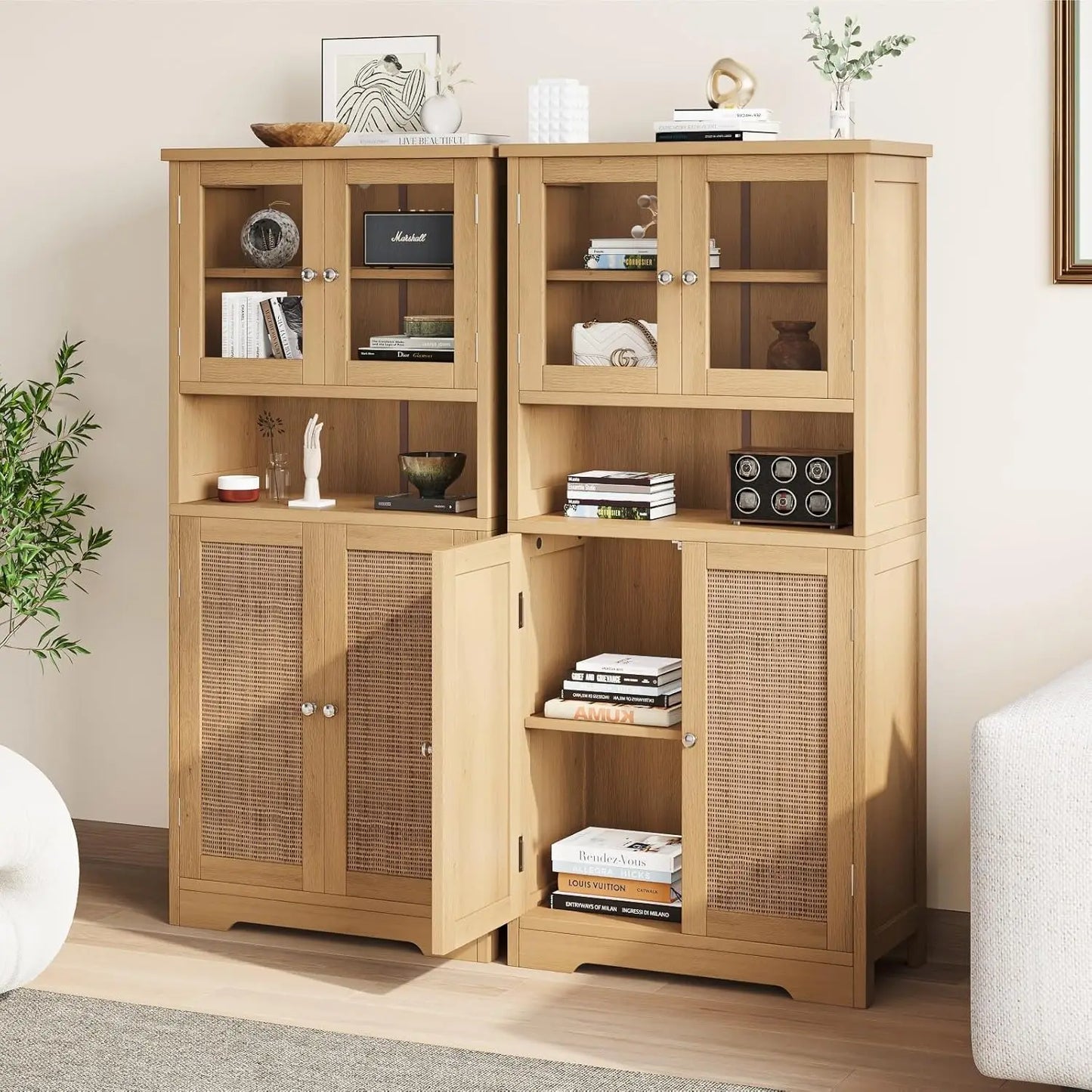 Rattan Storage Cabinet