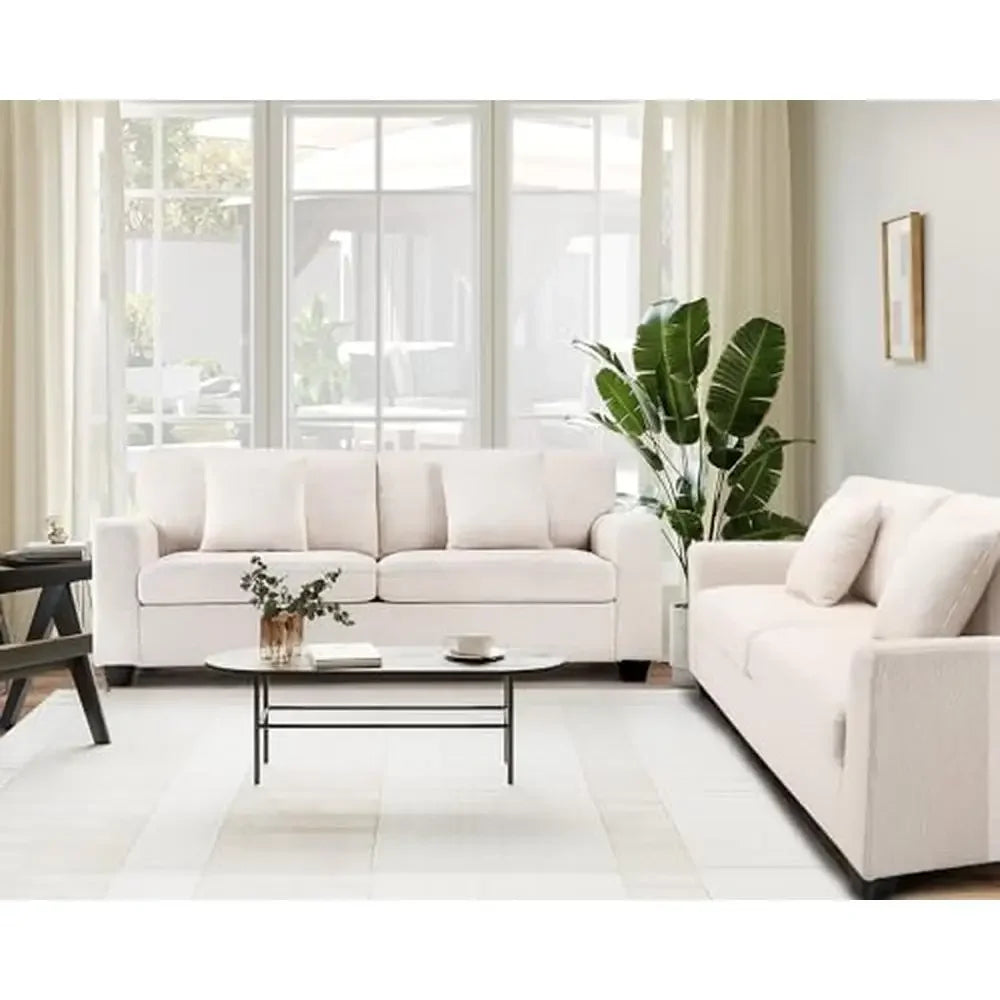 Modern Velvet Tufted Sofa 3 Seater Sofa