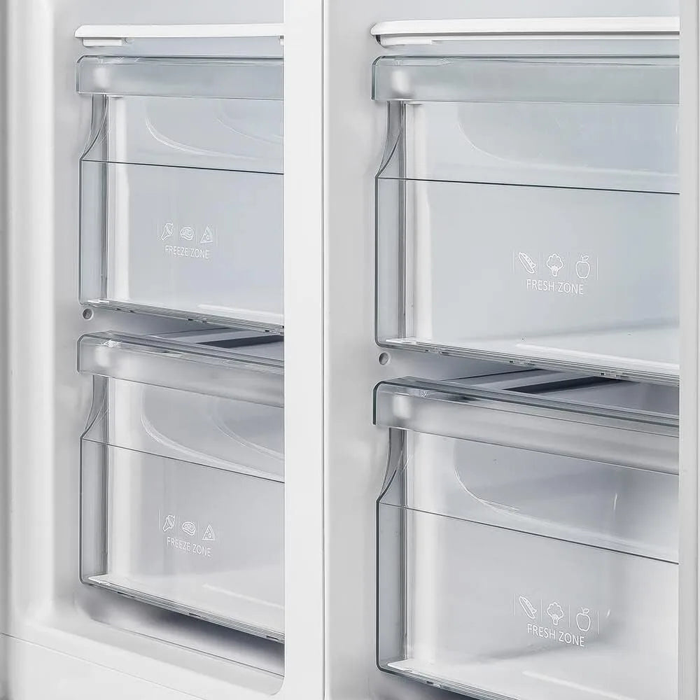 Side-by-side Refrigerator and Freezer