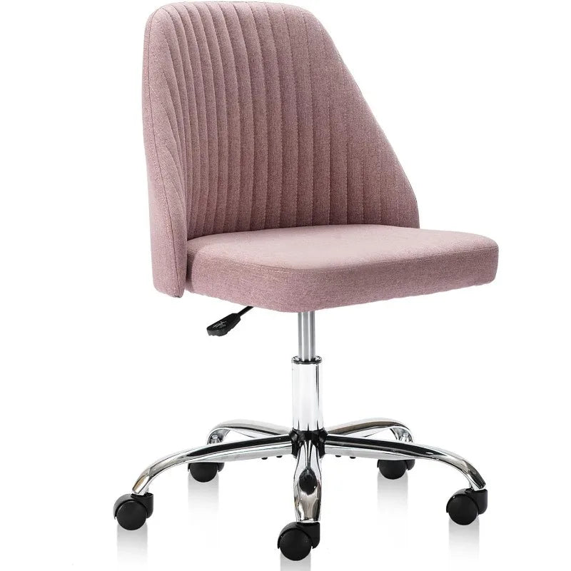 Modern Cute Vanity Swivel Chair with Wheels