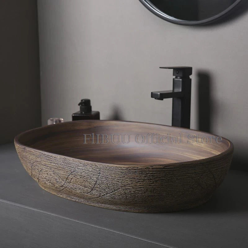 Ceramic Bathroom Sink Bowl