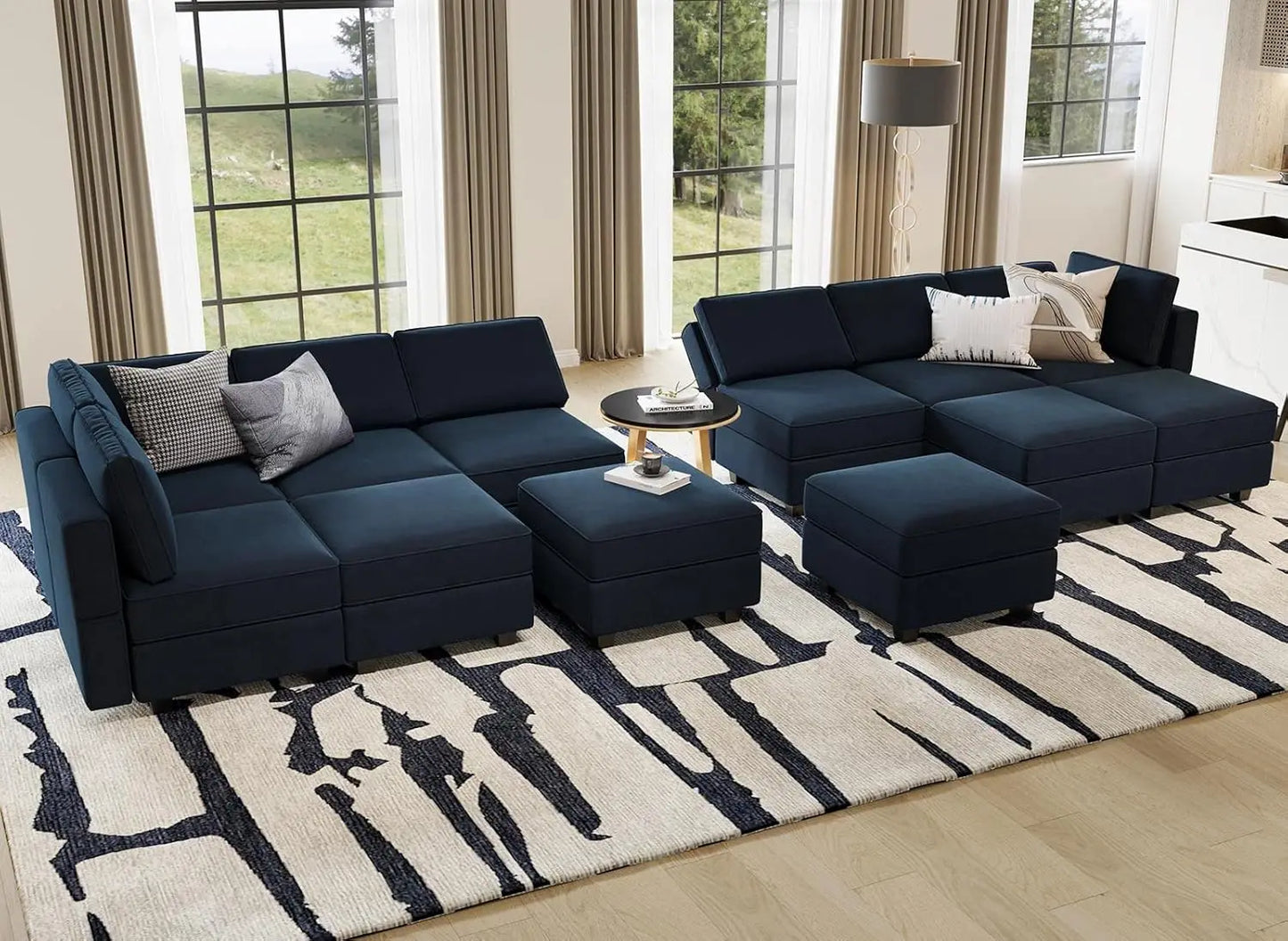 Oversized Modular Sectional Couch